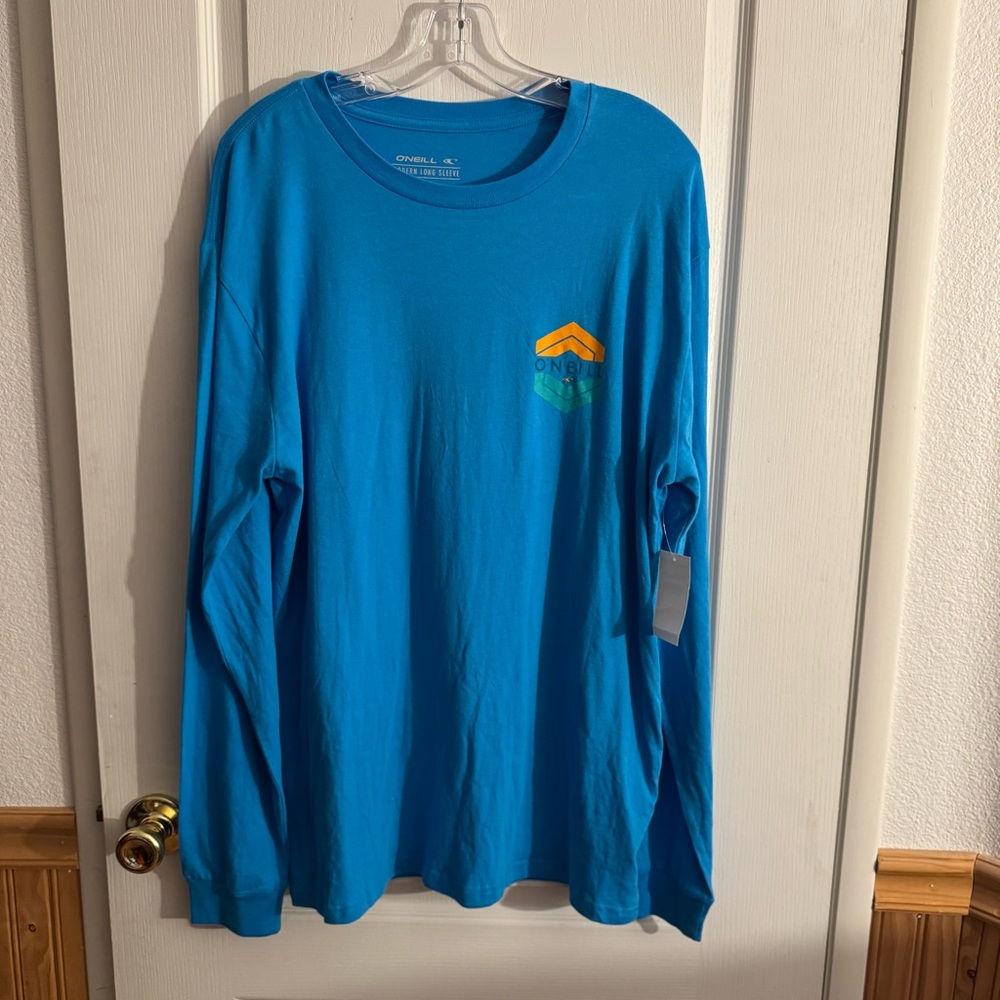 NWT O'Neill Teal Long Sleeve Tee with Logo